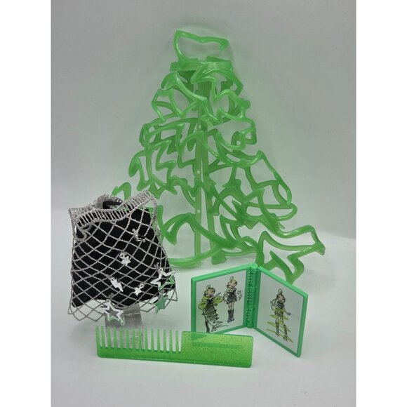 Rainbow High Fantastic Fashion Doll Jade Hunter Green Playset with 2 Outfits & F - Picture 6 of 8